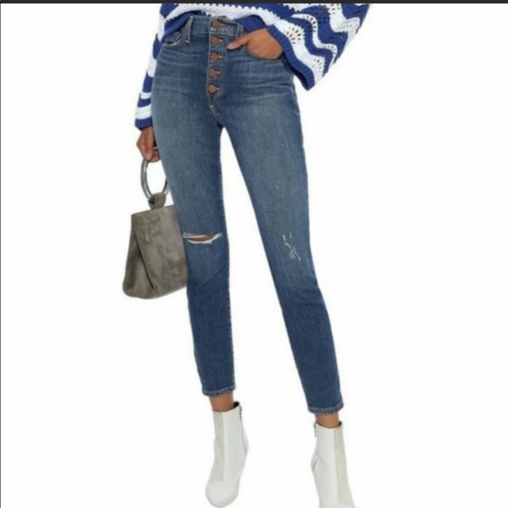 High Rise Skinny Jean Time Flys